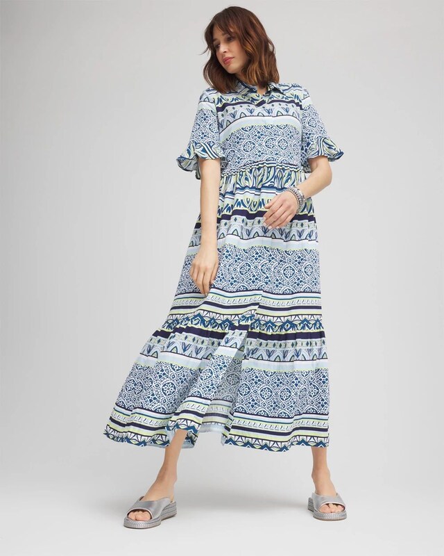 Flutter-Sleeved Maxi Dress - image 2